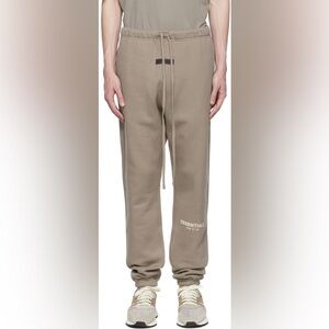 Essentials Taupe Cotton Lounge Pants